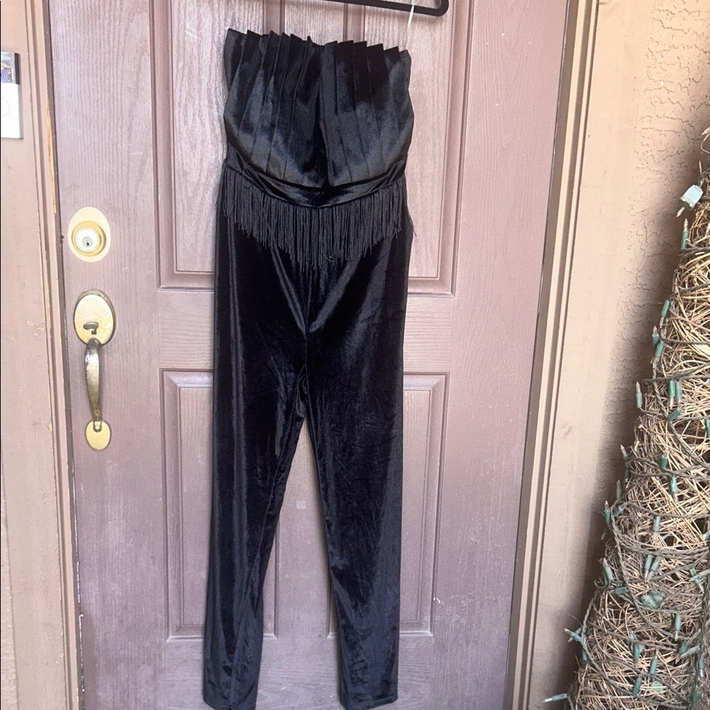 Elegant Black Wide Leg Jumpsuit Rowdy Crowd Size S